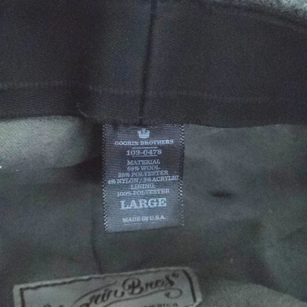 Goorin Bros Hat Cap Flat Ivy Newsboy Mens Grey Wool Blend Made In USA Adult OSFM